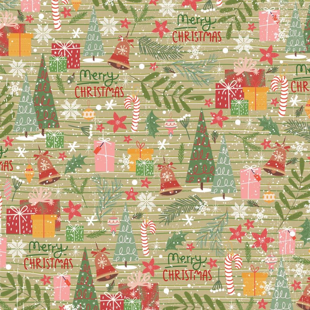 Crafter's Companion Christmas Cheer 12 x 12 Paper Pad cc-pad12-chch Detailed Product View Vintage Inspired Designs