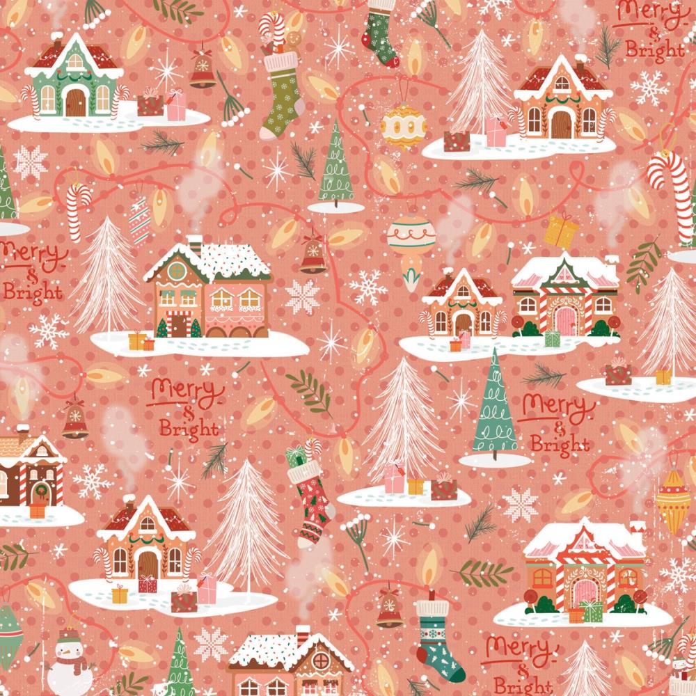 Crafter's Companion Christmas Cheer 12 x 12 Paper Pad cc-pad12-chch Detailed Product View Retro Inspired Holiday Designs