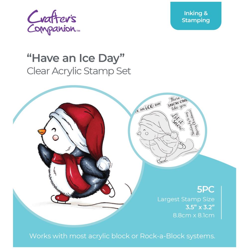 Crafters Companion Have an Ice Day Clear Stamp set