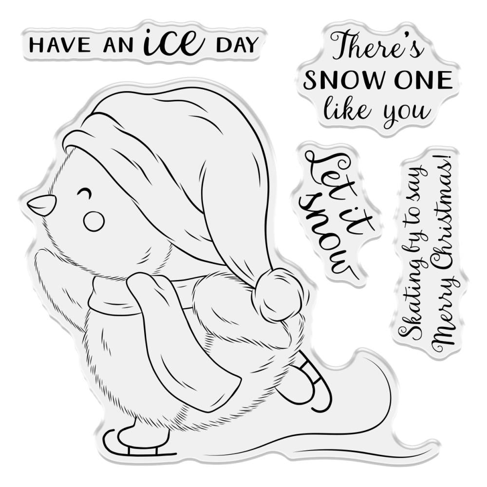 Crafter's Companion Have An Ice Day Clear Stamps cc-st-ca-haid Product View Without Packaging