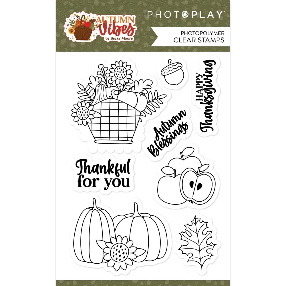 PhotoPlay Autumn Vibes Clear Stamps atv4044