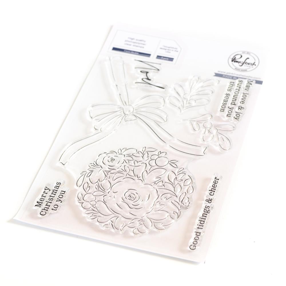 PinkFresh Studio Floral Bauble Clear Stamp Set 178122