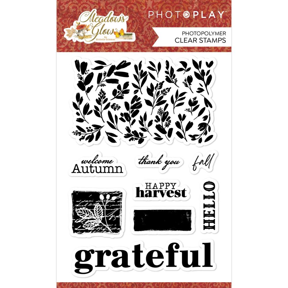 PhotoPlay Meadow's Glow Elements Clear Stamps glo4296