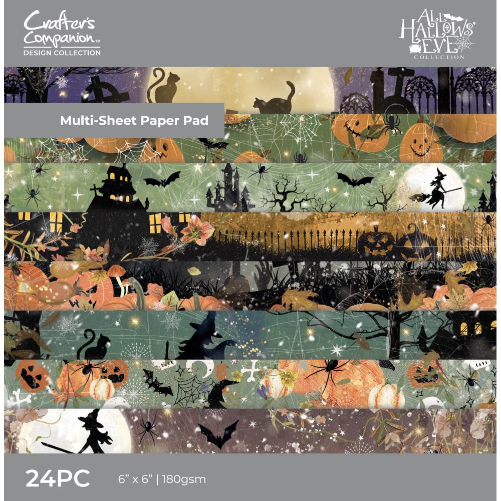 Crafter's Companion All Hallows Eve 6 x 6 Paper Pad des-ahe-pad6