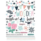 Simple Stories Winter Wonder Rub Ons 21221 Snowman Sentiments