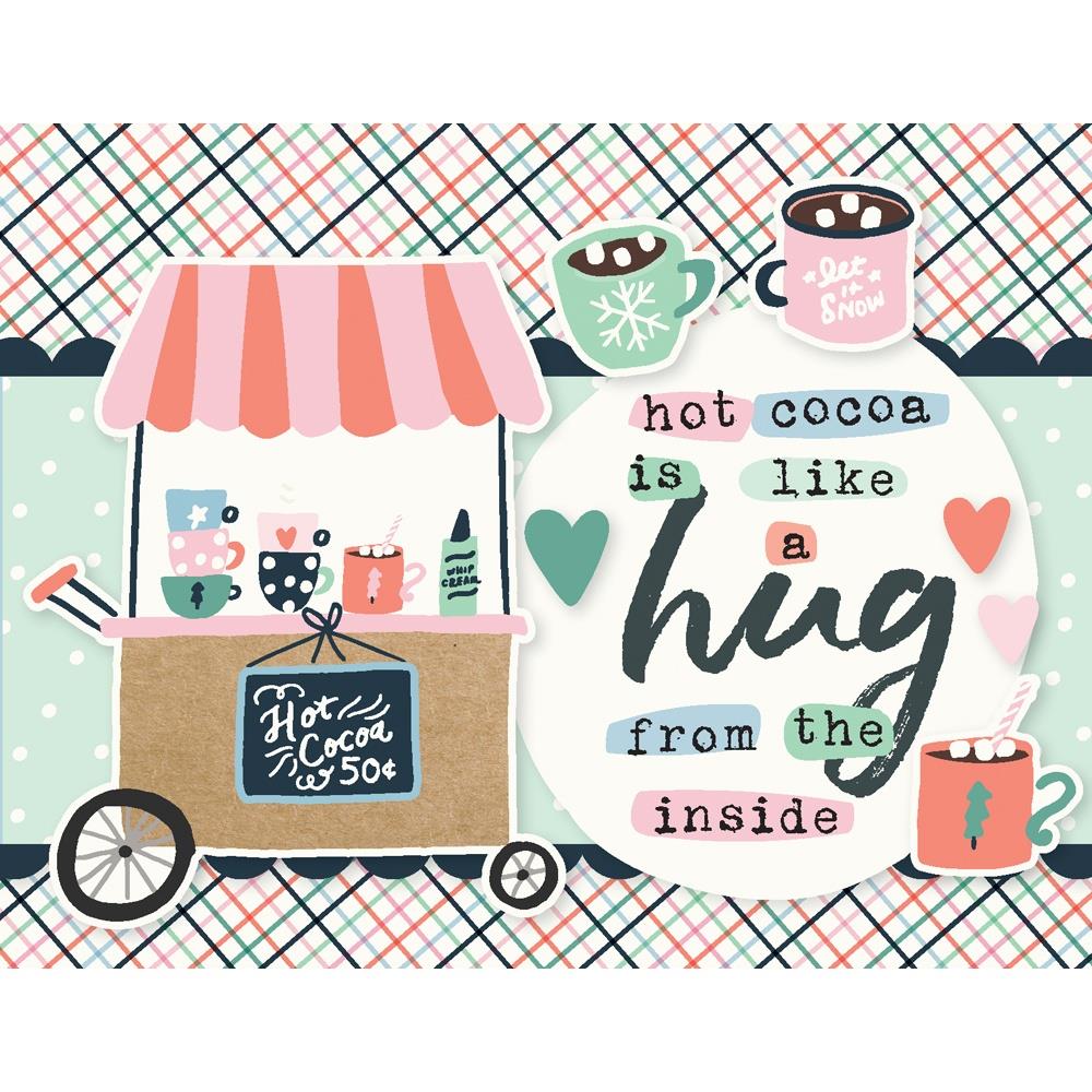 Simple Stories Winter Wonder Card Kit 21231 Hot Cocoa Hugs