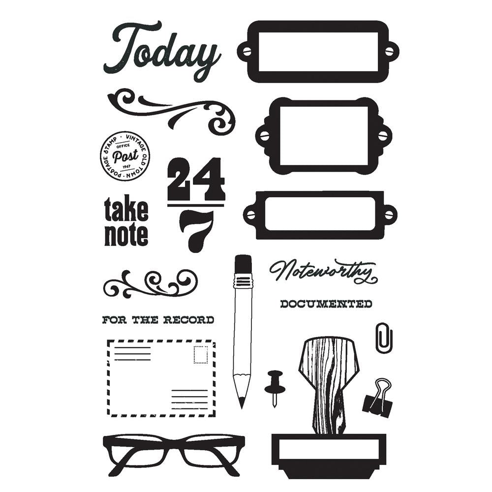 Simple Stories Noteworthy Clear Stamps 21316 Detailed View Image