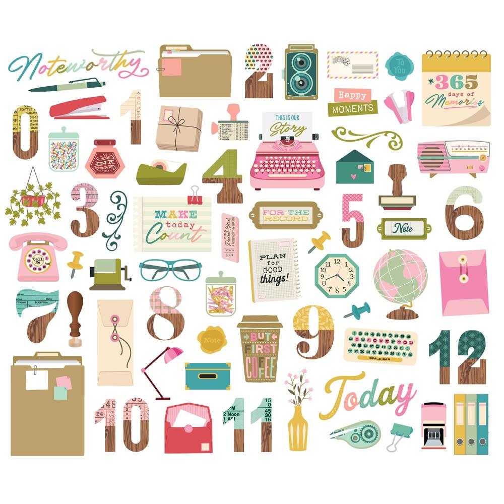 Simple Stories Noteworthy Bits And Pieces 21318 Detailed Product Image