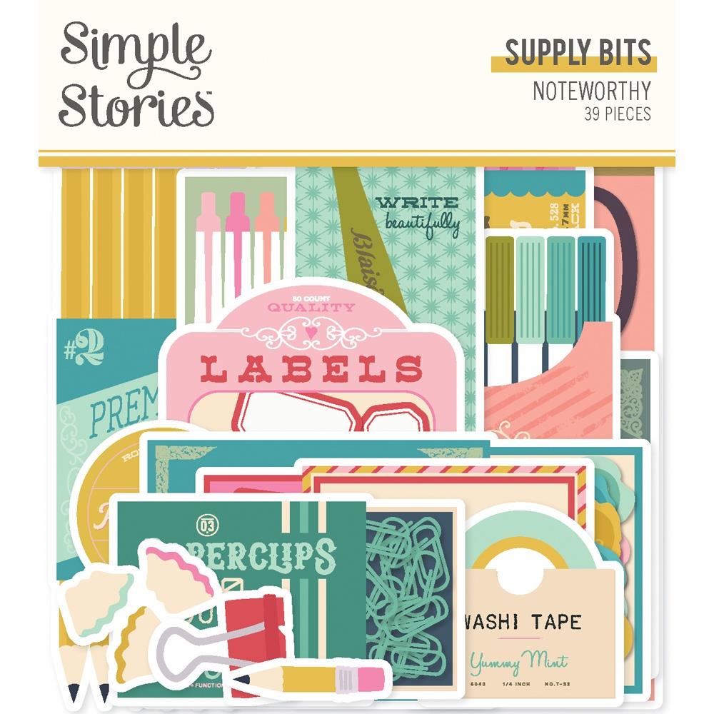 Simple Stories Noteworthy Supply Bits And Pieces 21321