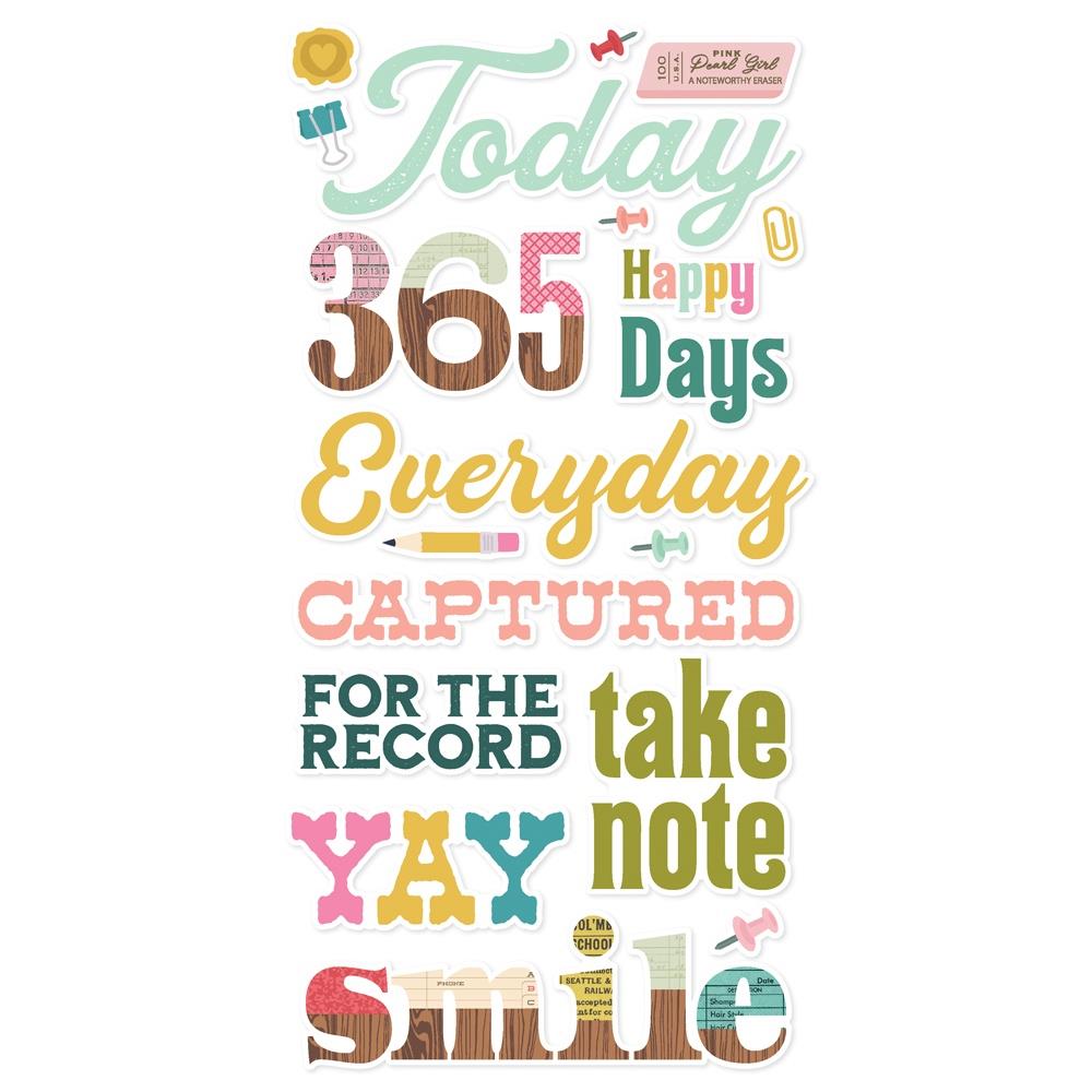 Simple Stories Noteworthy Foam Stickers 21326 Detailed Product View