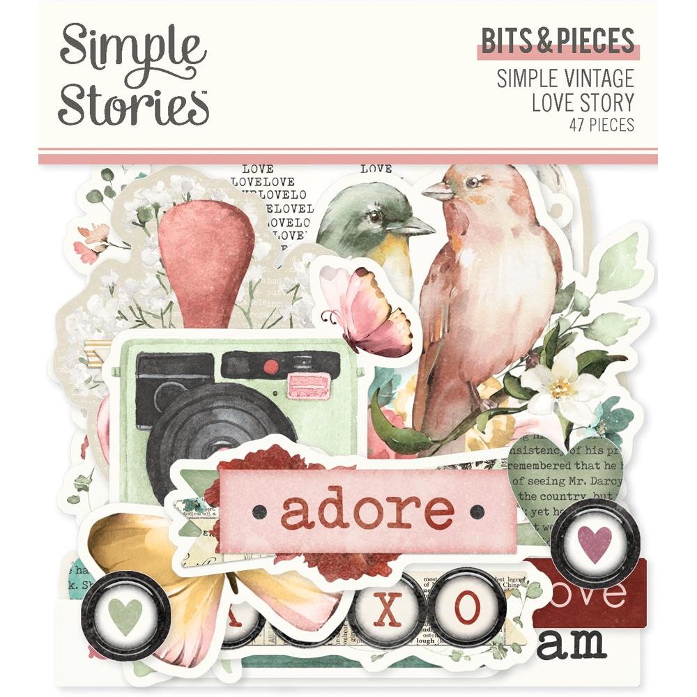 Simple Stories Vintage Love Story Bits And Pieces 21422