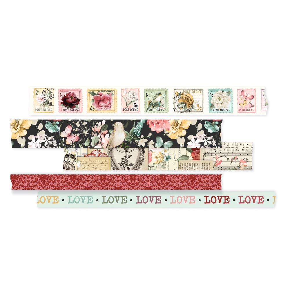 Simple Stories Vintage Love Story Washi Tape 21434 Detailed Product View
