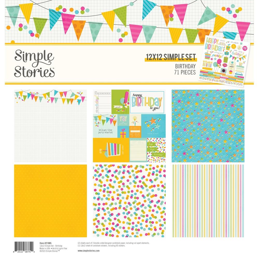Simple Stories Birthday 12 x 12 Collection Kit 21905