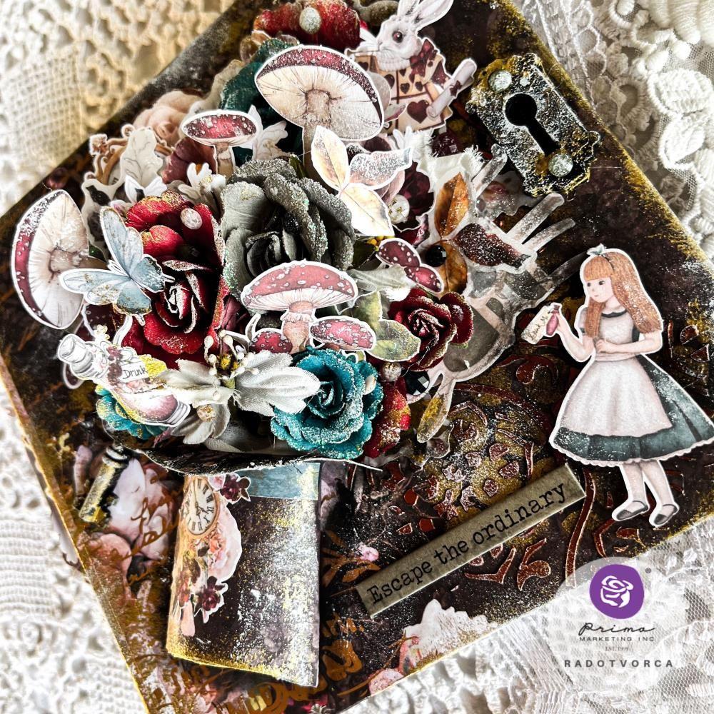 Prima Marketing Enchanted Garden Lost In Wonderland Flowers 665760 Escape The Ordinary Multimedia Project