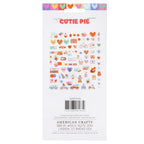 American Crafts Cutie Pie Icon Ephemera Pack 34027443 backer