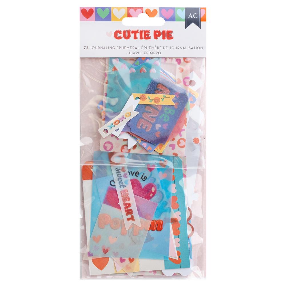 American Crafts Cutie Pie Journaling Ephemera Pack 34027444