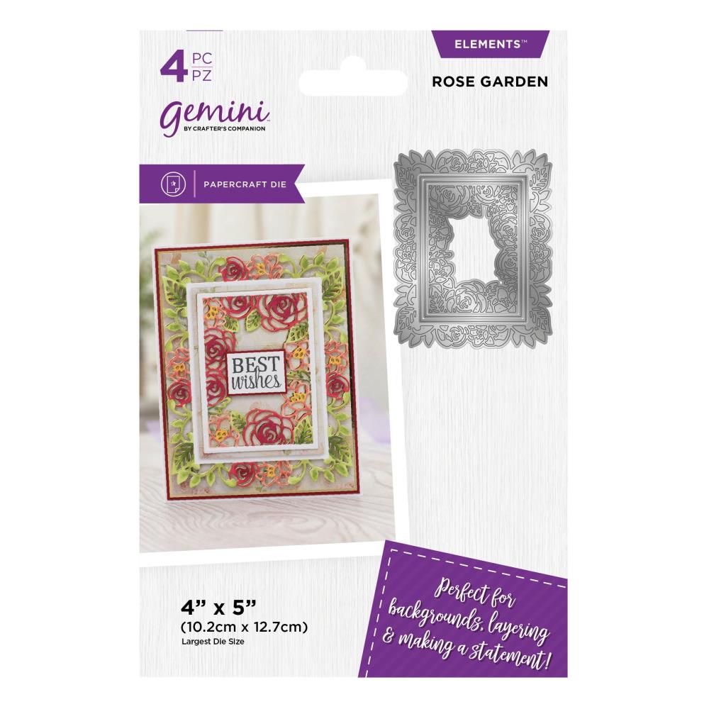 Crafter's Companion Rose Garden Cut And Emboss Die cc-dce-md-roga