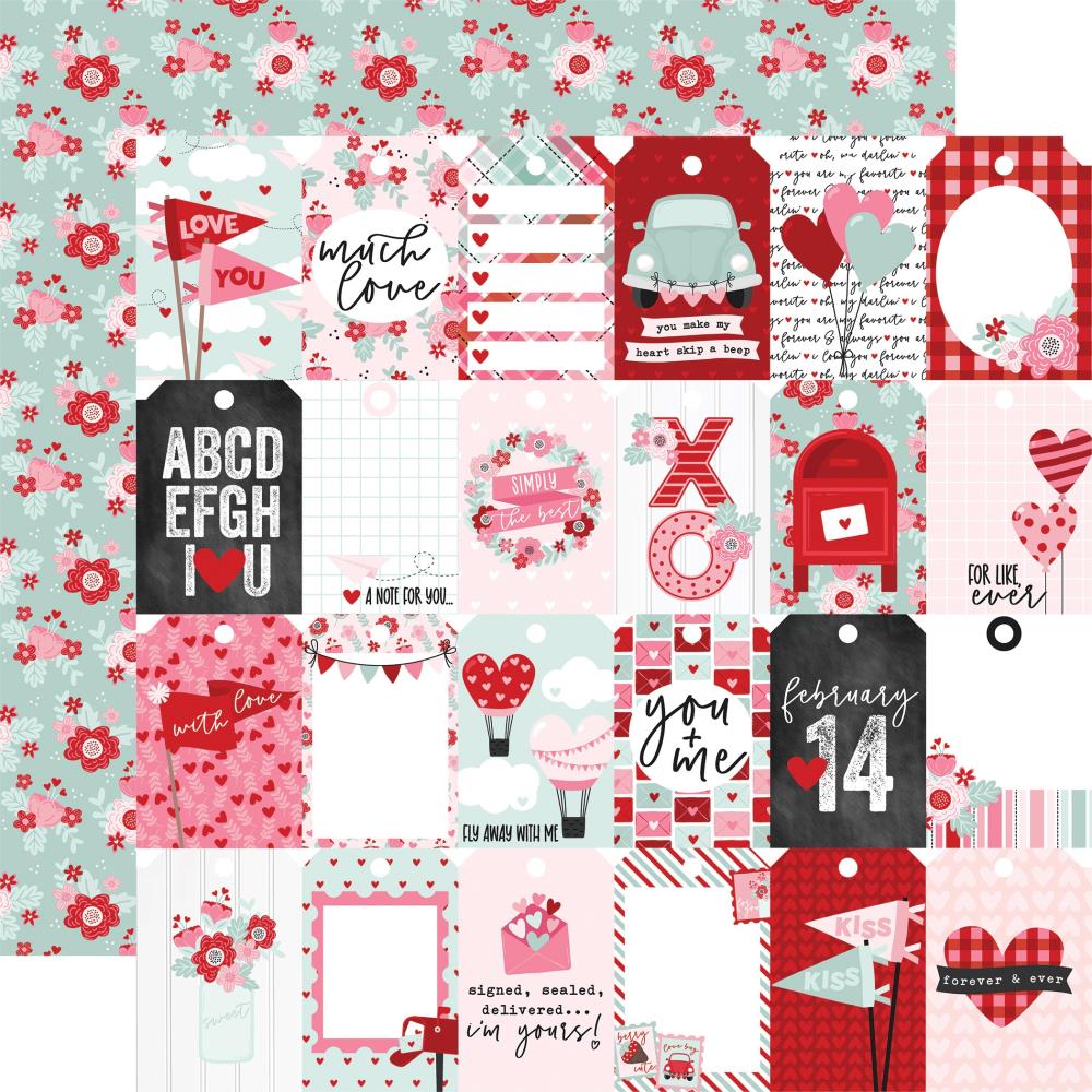 Echo Park Love Notes 12 x 12 Collection Kit ln344016 Tags Of Love