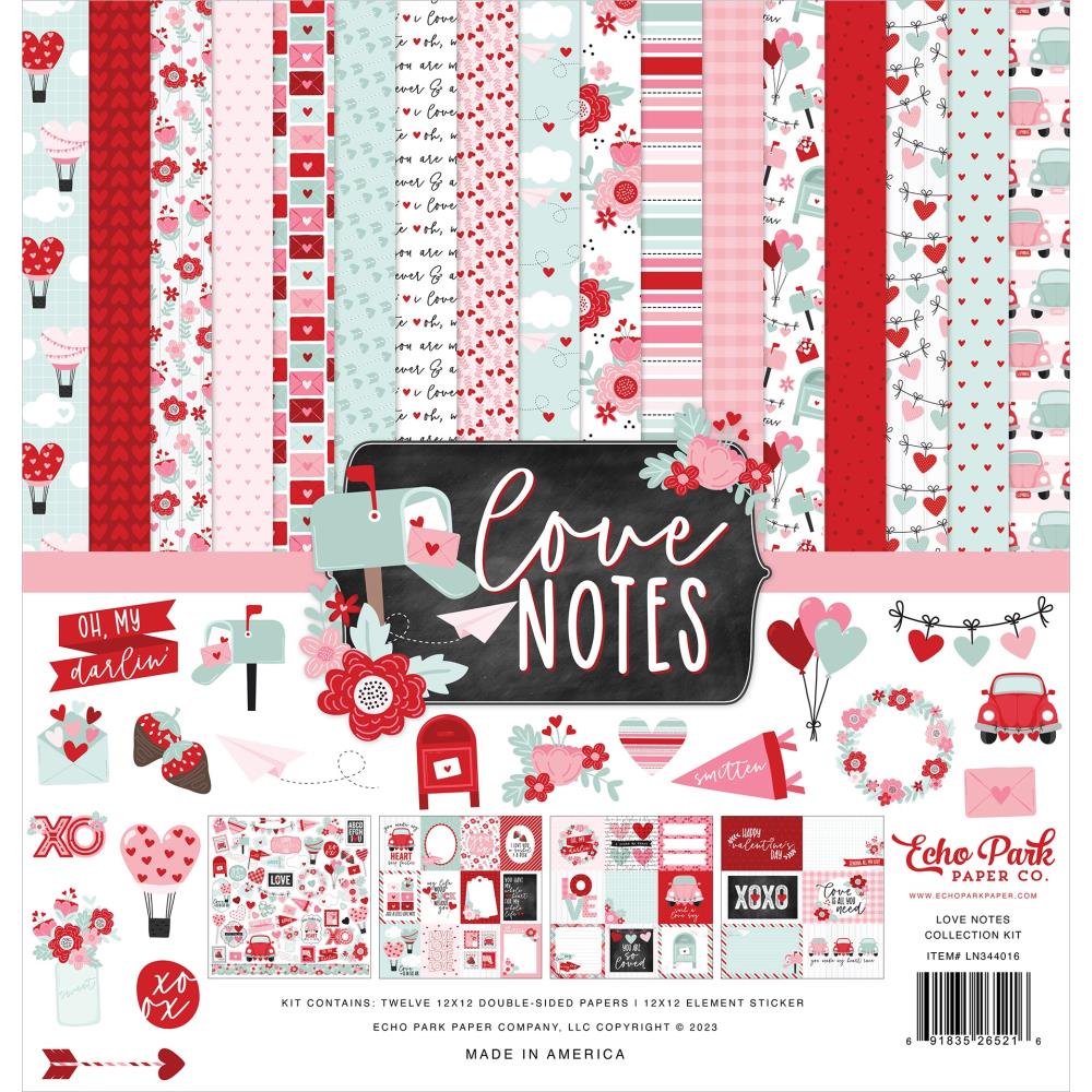 Echo Park Love Notes 12 x 12 Collection Kit ln344016