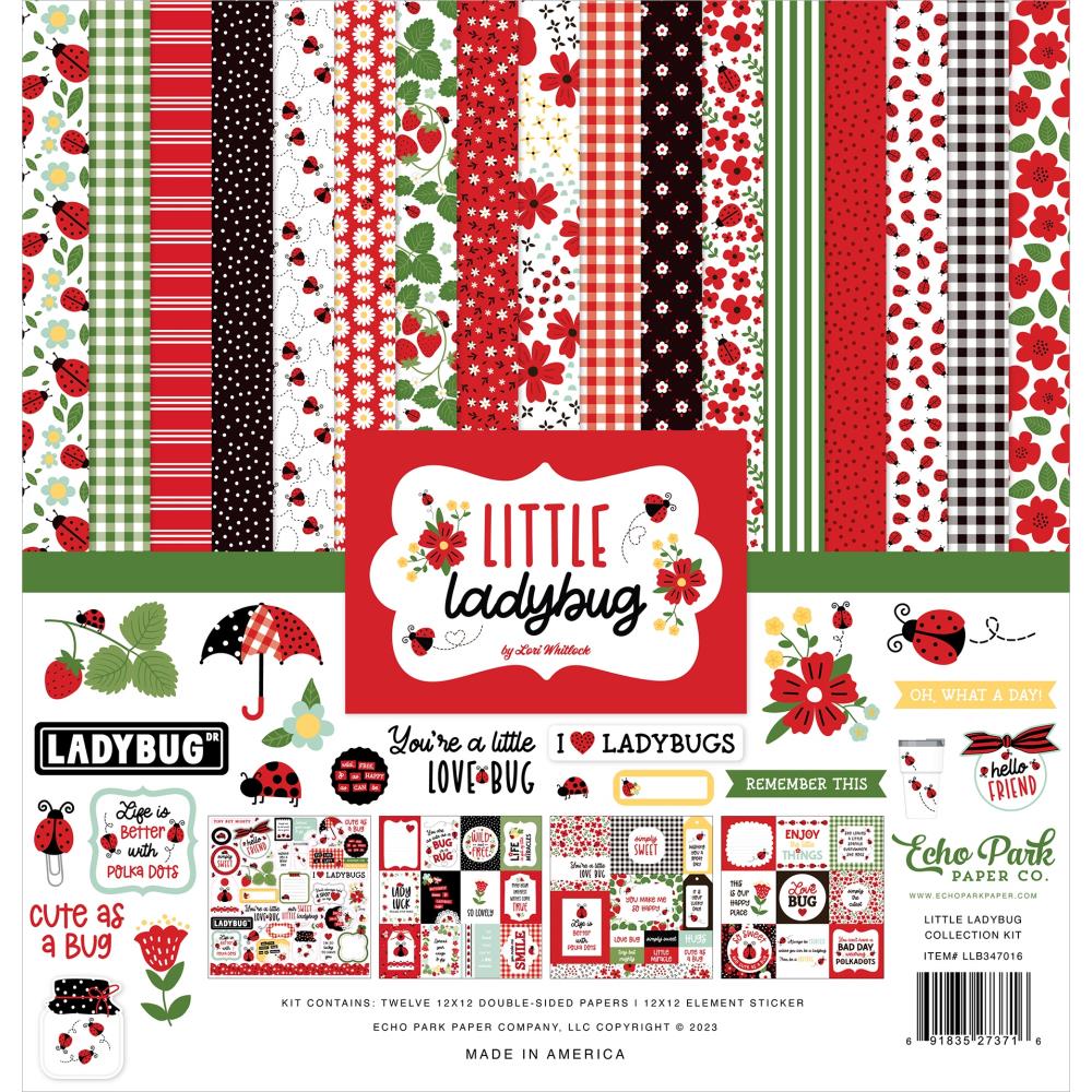 Echo Park Little Ladybug 12 x 12 Collection Kit llb347016