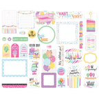Echo Park Make A Wish Birthday Girl Frames And Tags Ephemera mwg349025 Detailed Product View