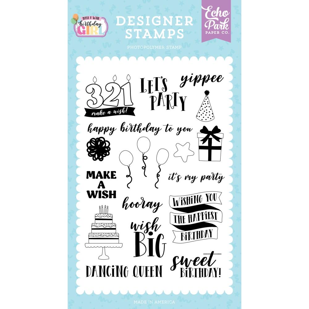 Echo Park Paper 'Birthday Salutations' Scrapbook Collection Kit - 12 Double-Sided Patterned Papers & Sticker Sheet