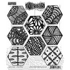 Dyan Reaveley Build a Quilt Cling Stamp Set Dylusions dyr10002