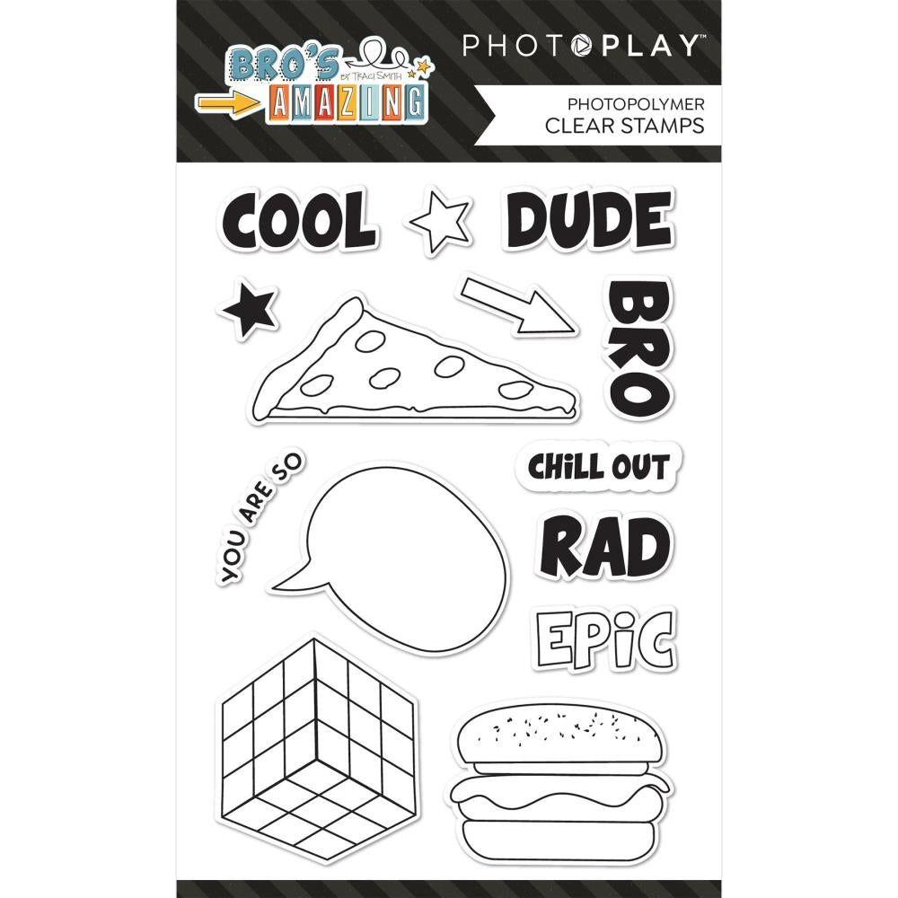 PhotoPlay Bro's Amazing Clear Stamp Set bro4367
