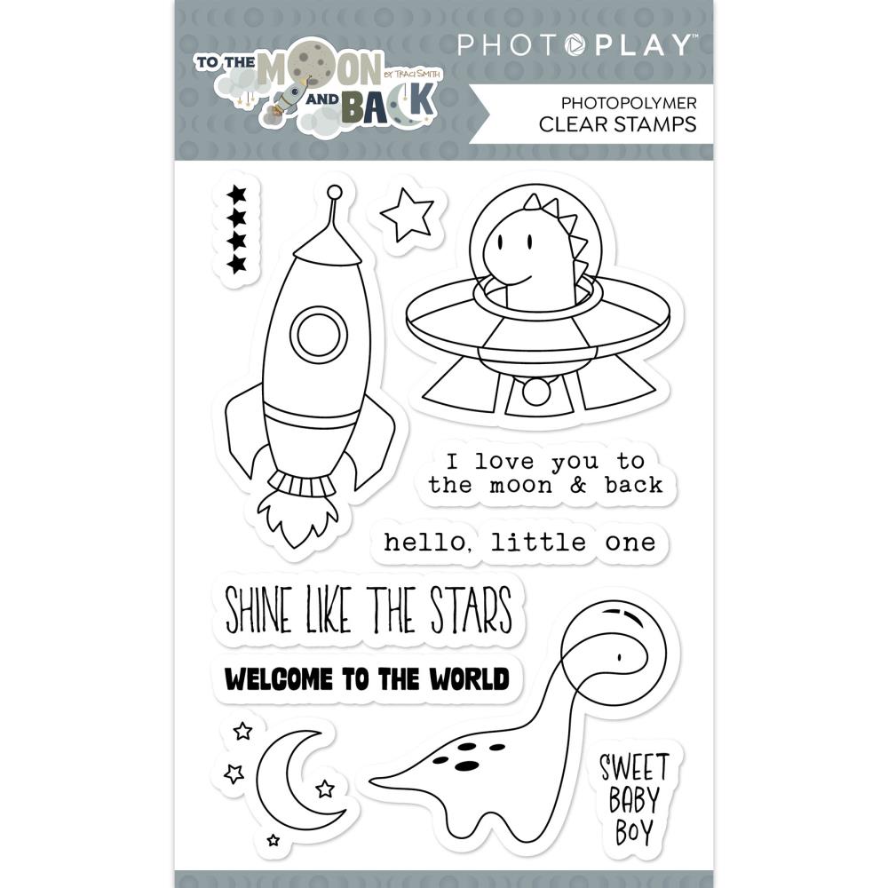PhotoPlay To The Moon And Back Clear Stamps tmb4403