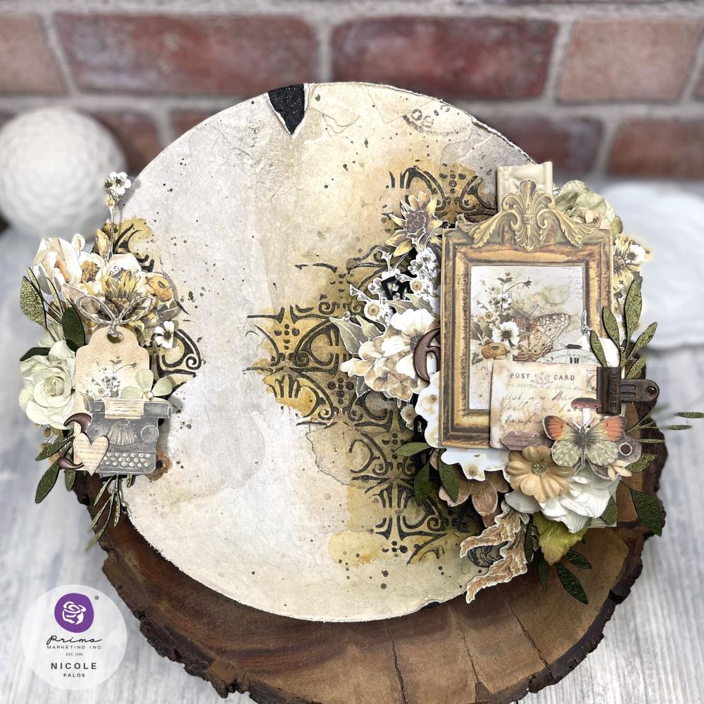 Prima Marketing In No Time In The Moment Flowers 668334 Wood Layout