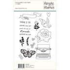Simple Stories Remember Clear Stamps 21516 Back Of Packaging