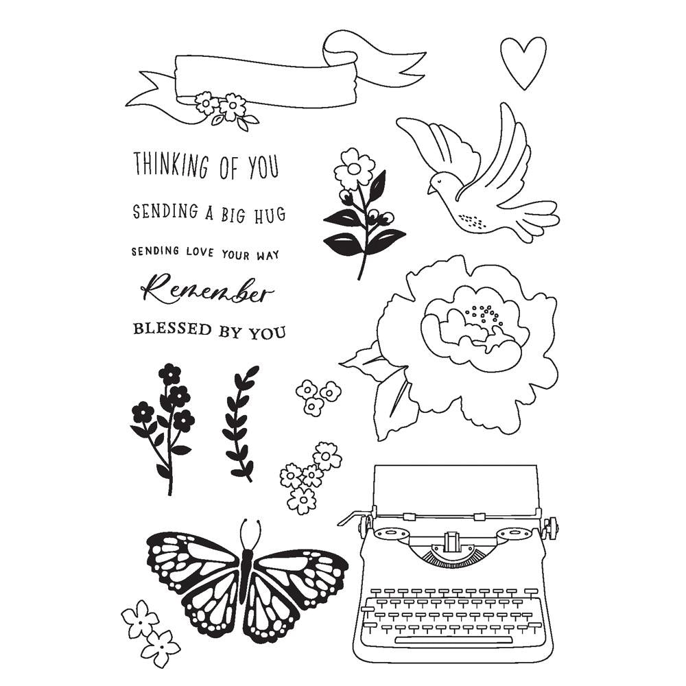 Simple Stories Remember Clear Stamps 21516 Detailed View
