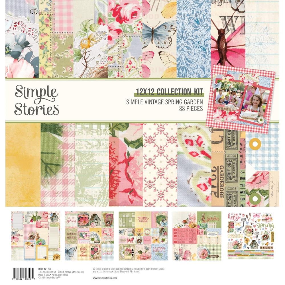 Simple Stories Vintage Spring Garden 12 x 12 Collection Kit 21700