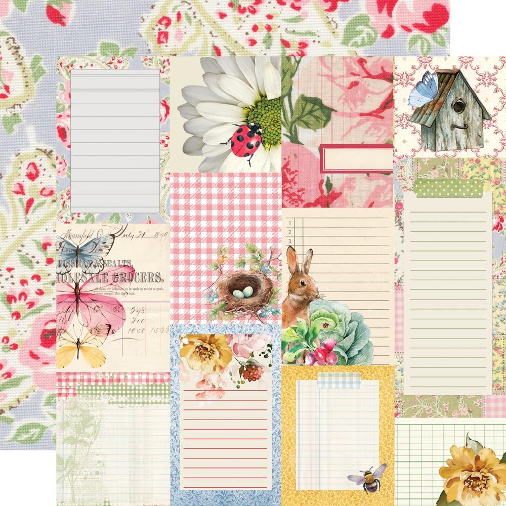 Simple Stories Vintage Spring Garden 12 x 12 Collection Kit 21700 Journal Elements