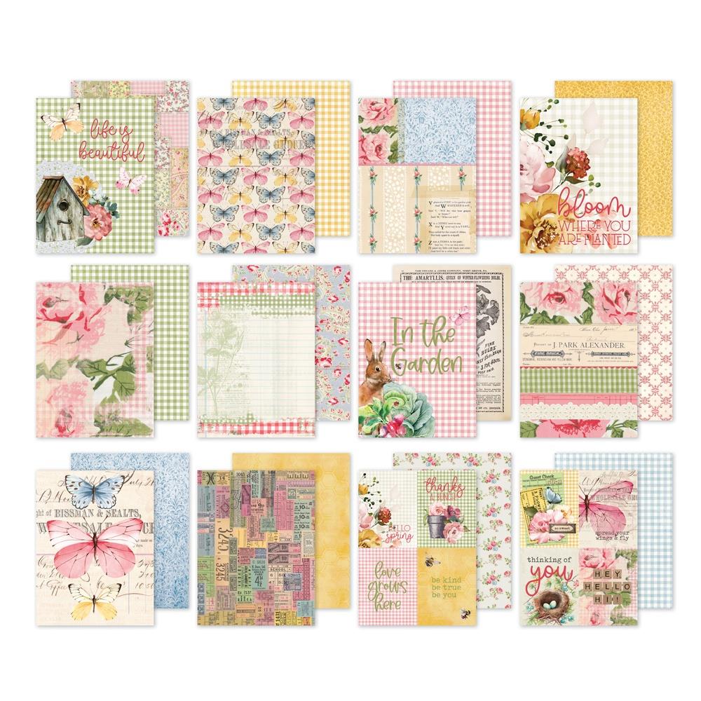 Simple Stories Vintage Spring Garden 6 x 8 Paper Pad 21722 Detailed Product View