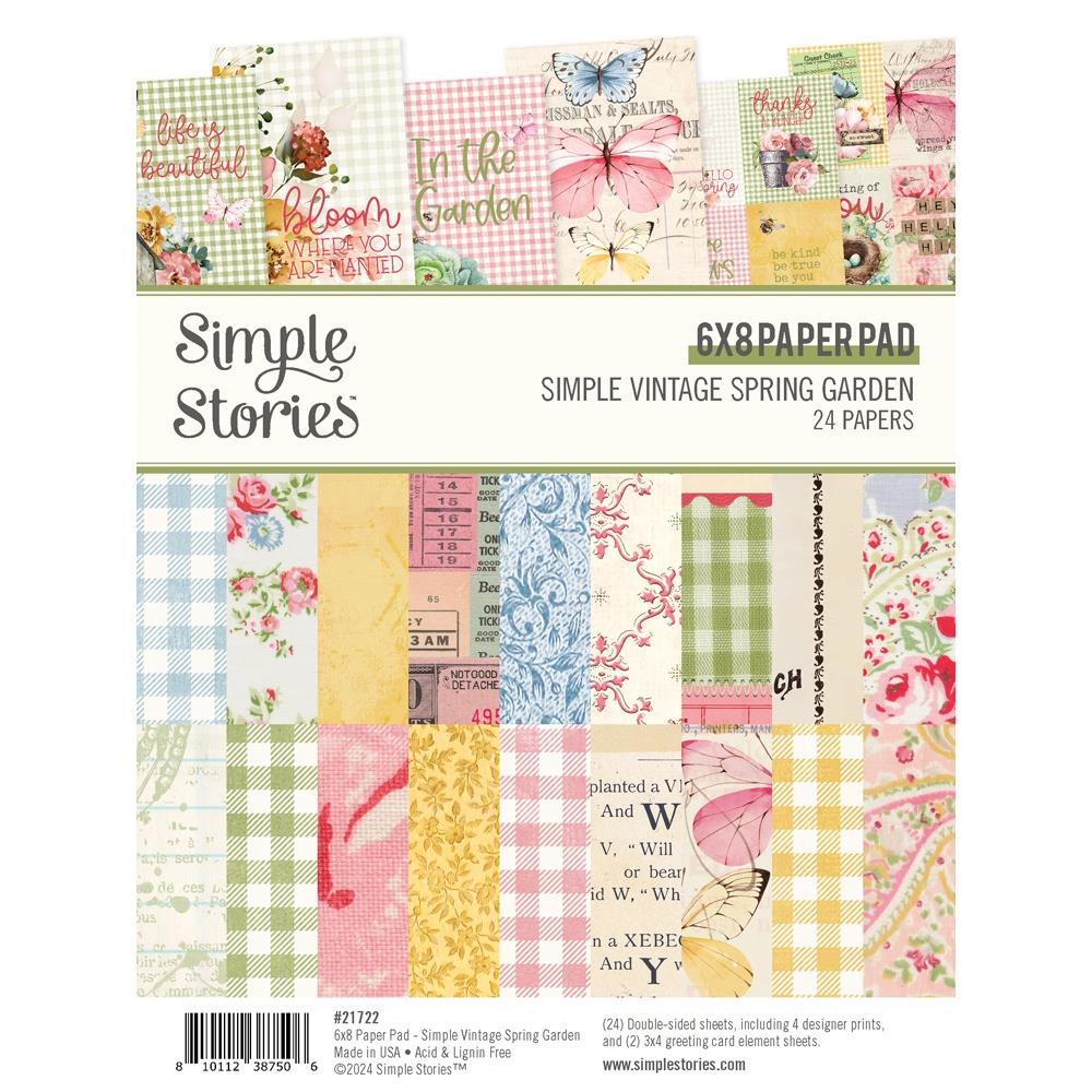 Simple Stories Vintage Spring Garden 6 x 8 Paper Pad 21722