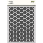 Simple Stories Vintage Spring Garden Honeycomb 6 x 8 Stencil 21737