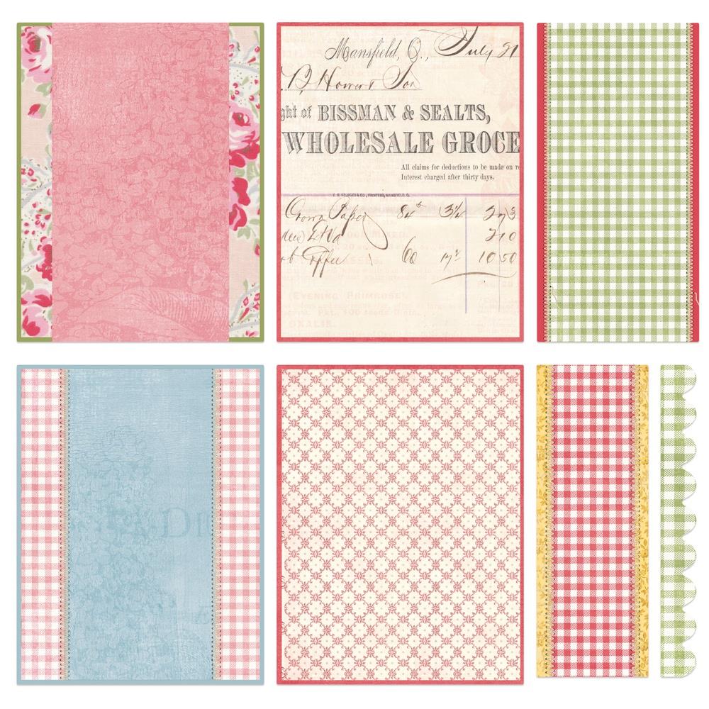 Simple Stories Vintage Spring Garden Card Kit 21739 Bright Gingham Designs