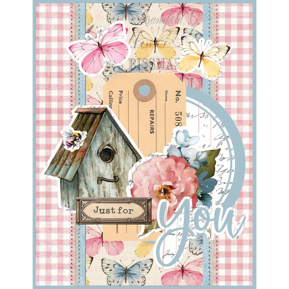 Simple Stories Vintage Spring Garden Card Kit 21739 Just For You Card