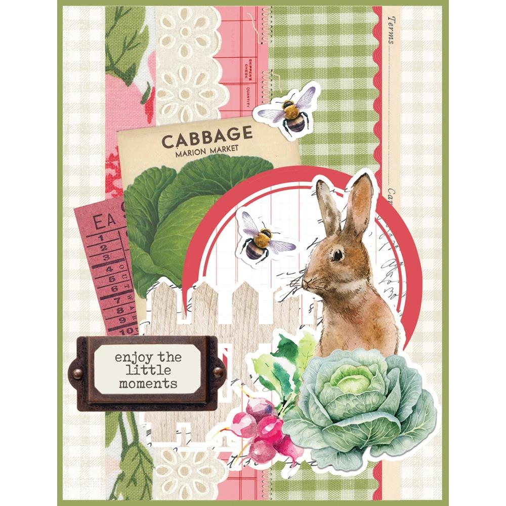 Simple Stories Vintage Spring Garden Card Kit 21739 Enjoy The Little Moments Card
