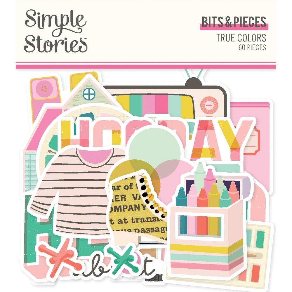 Simple Stories True Colors Bits And Pieces 21818