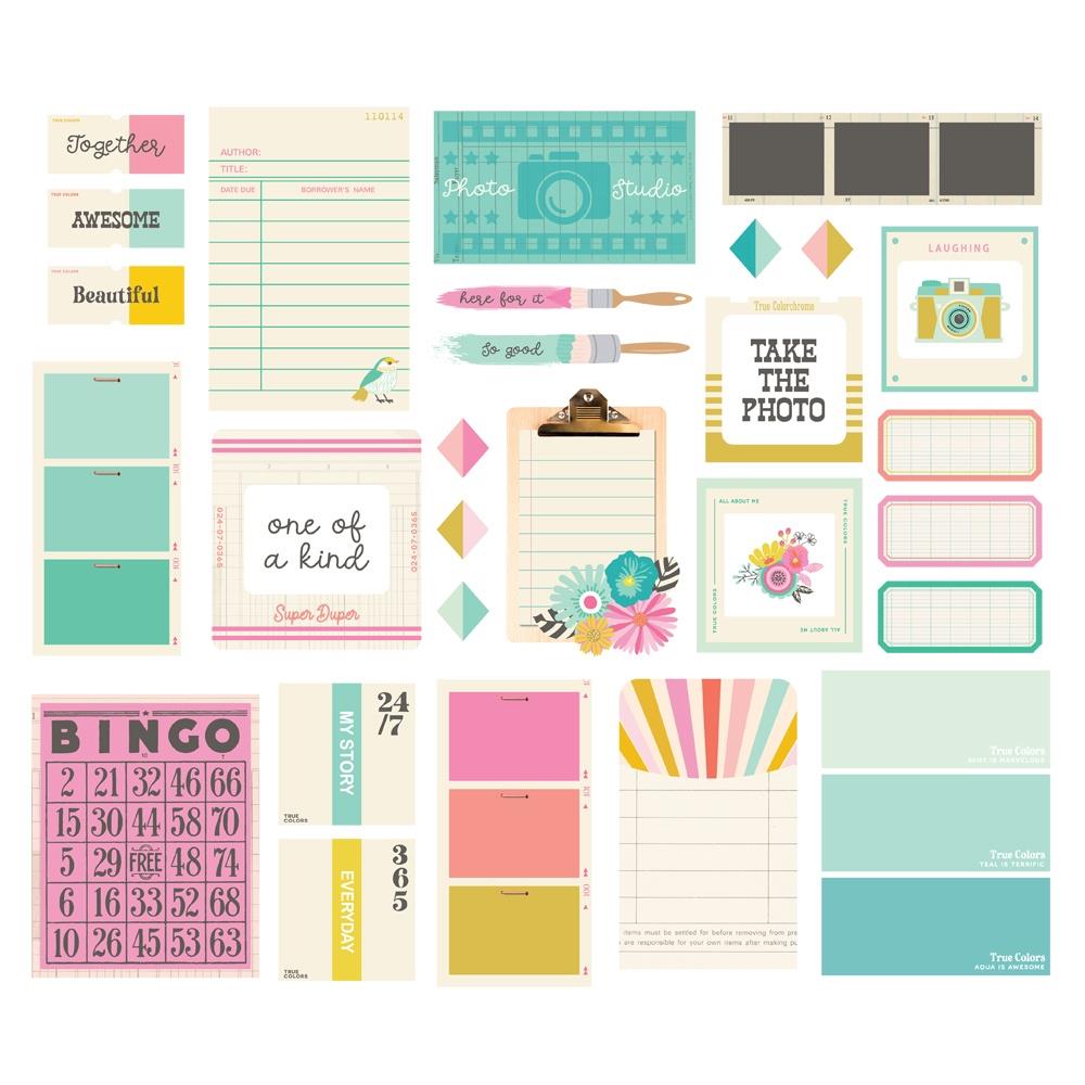 Simple Stories True Colors Journal Bits And Pieces 21819 Detailed Product View