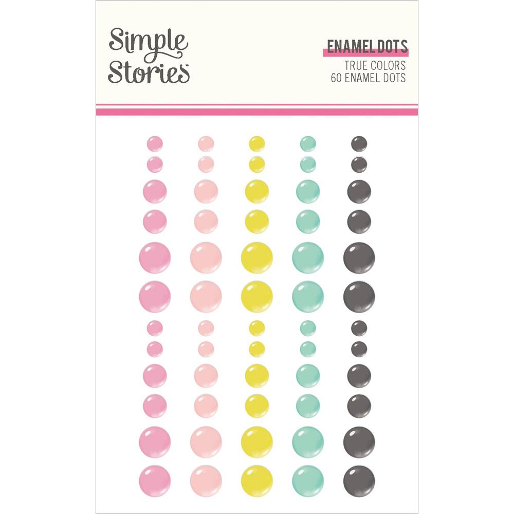 Simple Stories True Colors Enamel Dots 21827