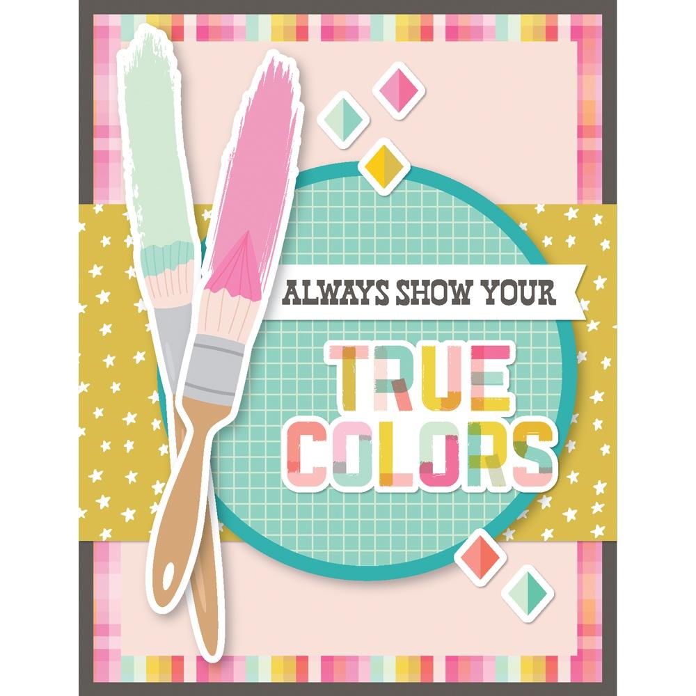 Simple Stories True Colors Card Kit 21831 paint card