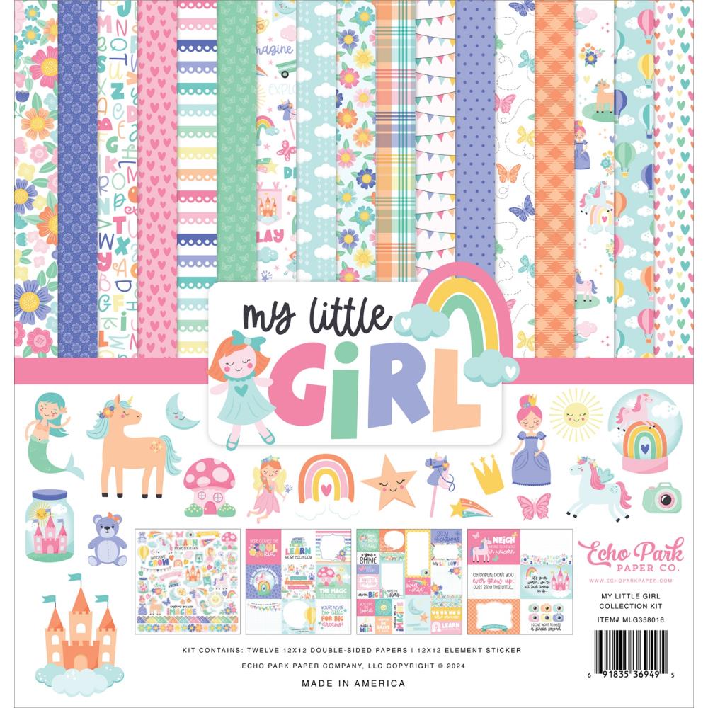 Echo Park My Little Girl 12 x 12 Collection Kit mlg358016