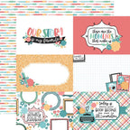 Echo Park Telling Our Story 12 x 12 Collection Kit tos360016 6X4 Journaling Cards
