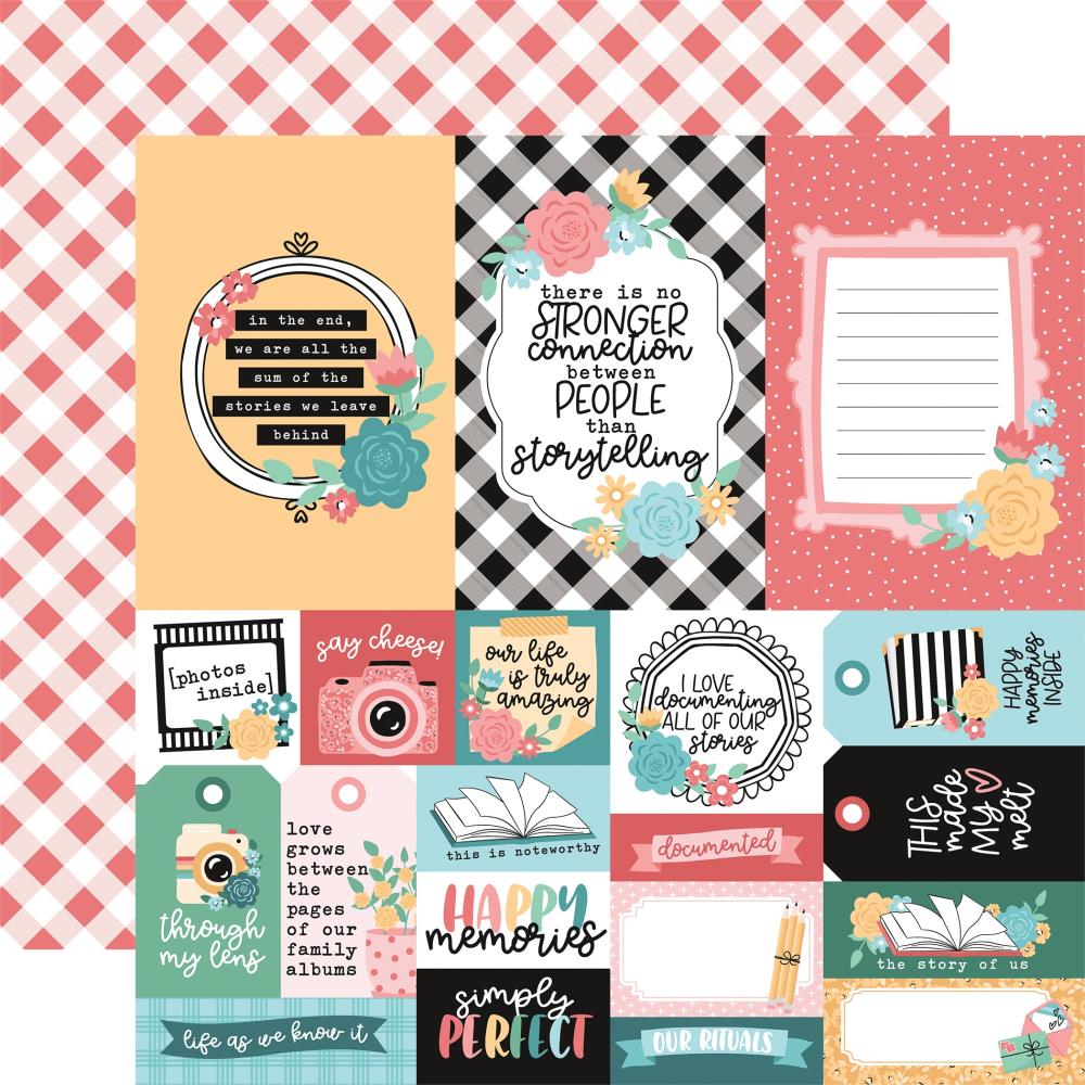 Echo Park Telling Our Story 12 x 12 Collection Kit tos360016 Mutli Jouranlaing Cards