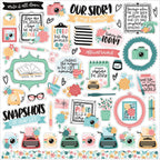 Echo Park Telling Our Story 12 x 12 Collection Kit tos360016 Cardstock Stickers