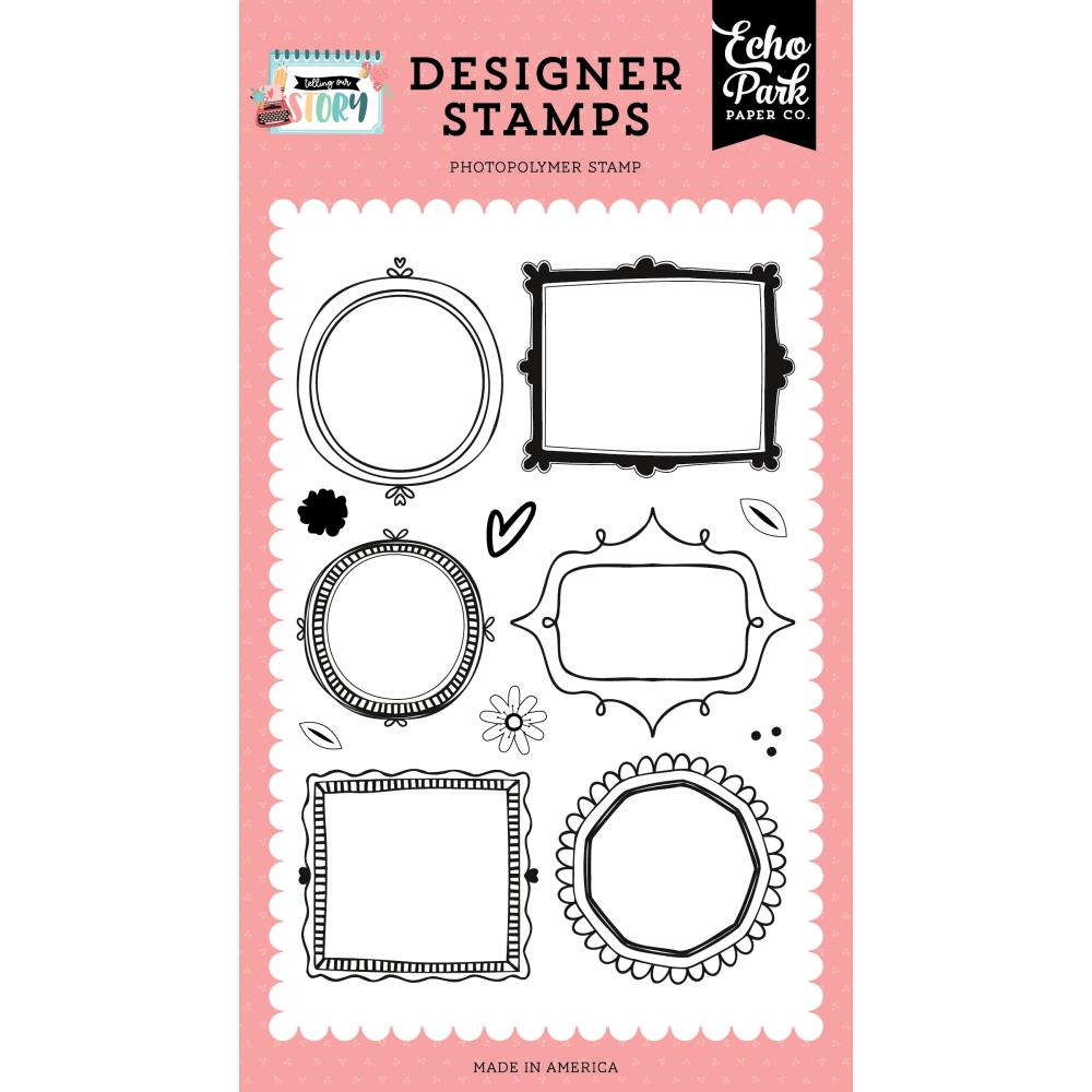 Echo Park My Favorite Frames Clear Stamps tos360043