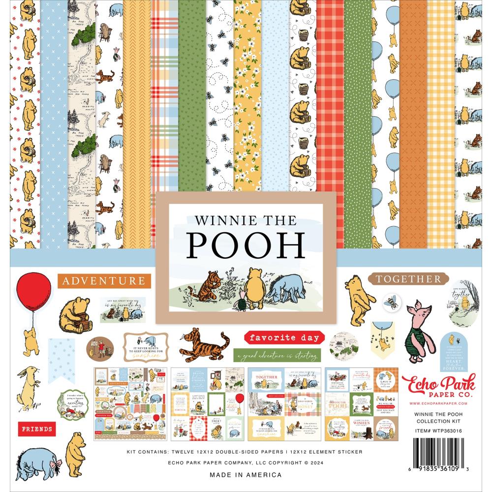 Echo Park Winnie The Pooh 12 x 12 Collection Kit wtp363016